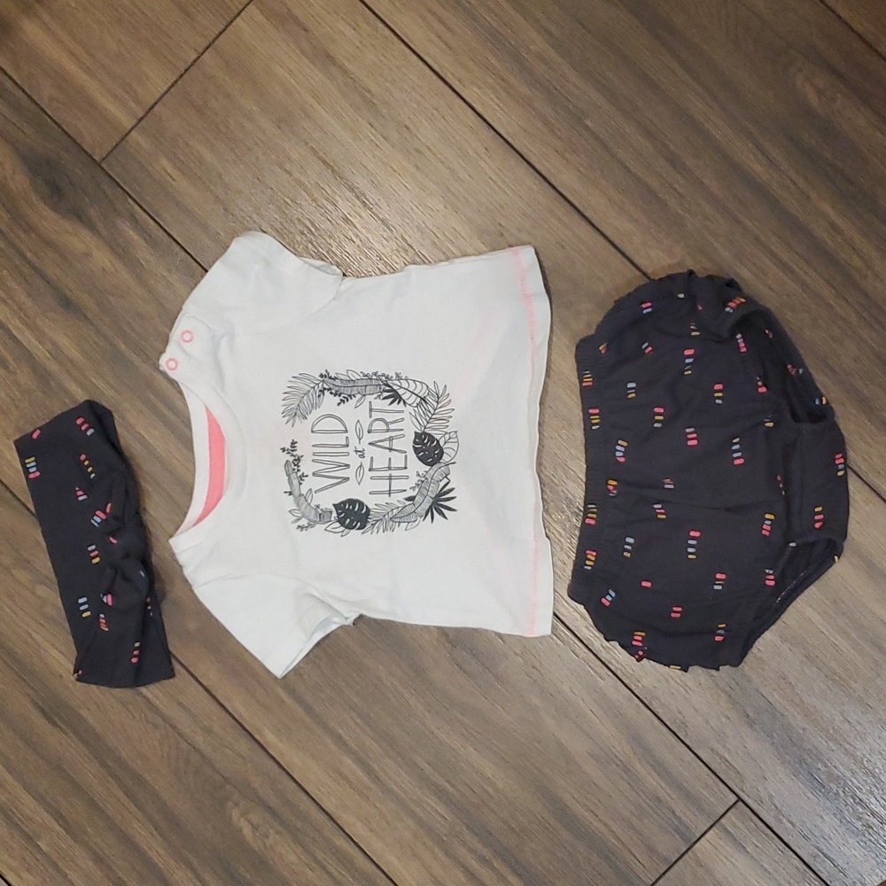 Wild at Heart T shirt and short set